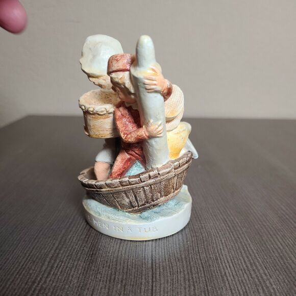 Sebastian Miniatures SML377 (3) Rub A Dub Dub Three Men In a Tub Vintage 1976 - Picture 3 of 10